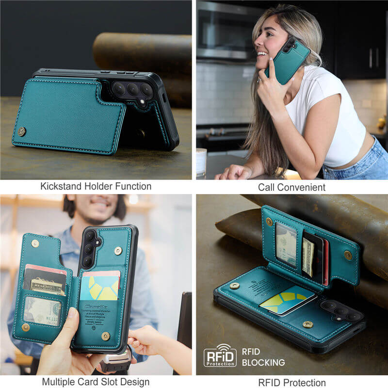CaseMe Samsung Galaxy S26 Plus RFID Blocking Card Holder Case
