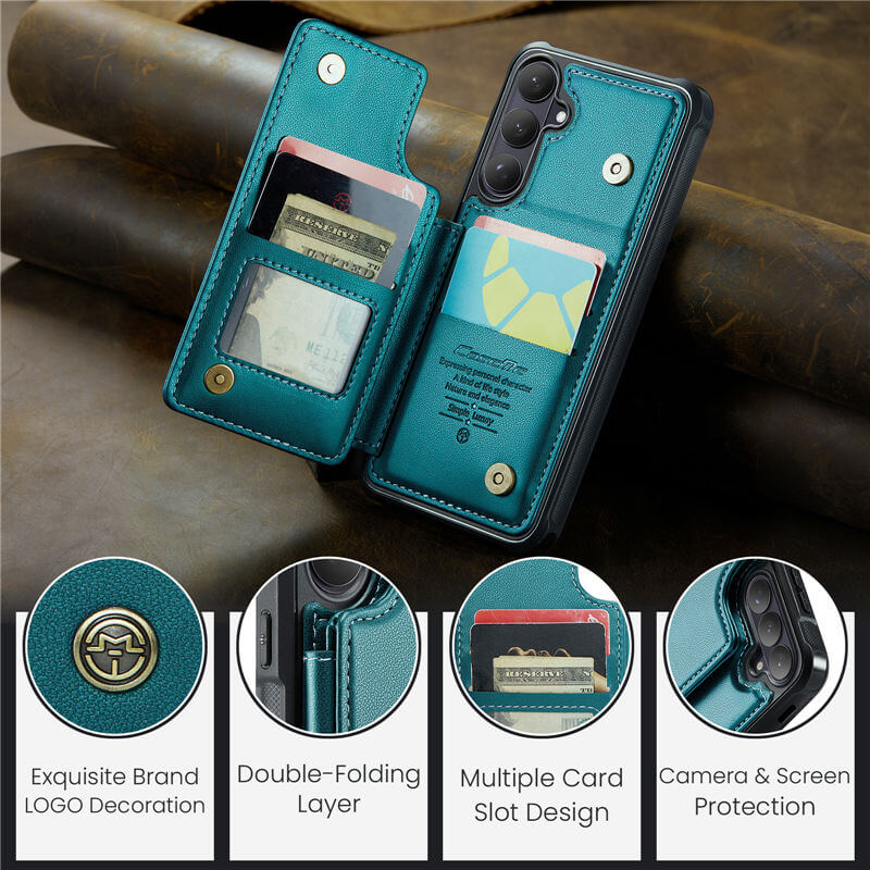 CaseMe Samsung Galaxy S26 Plus RFID Blocking Card Holder Case