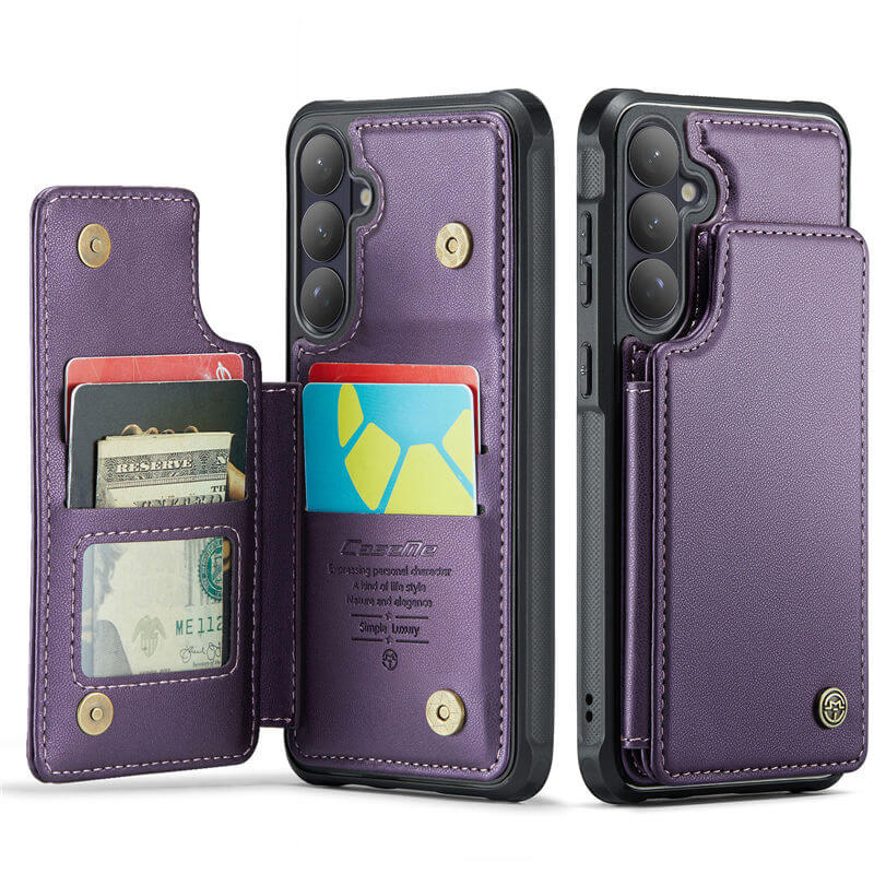 CaseMe Samsung Galaxy S26 Plus RFID Blocking Card Holder Case