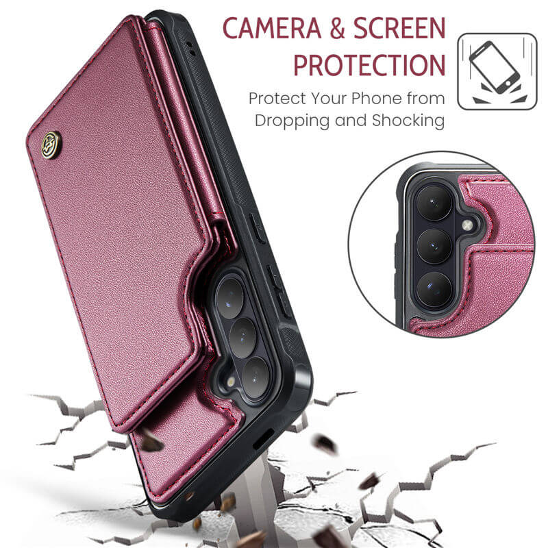 CaseMe Samsung Galaxy S26 Plus RFID Blocking Card Holder Case
