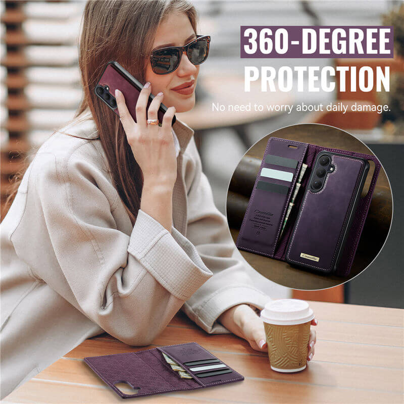 CaseMe Samsung Galaxy S26 Plus 2-in-1 Magnetic Wallet Case