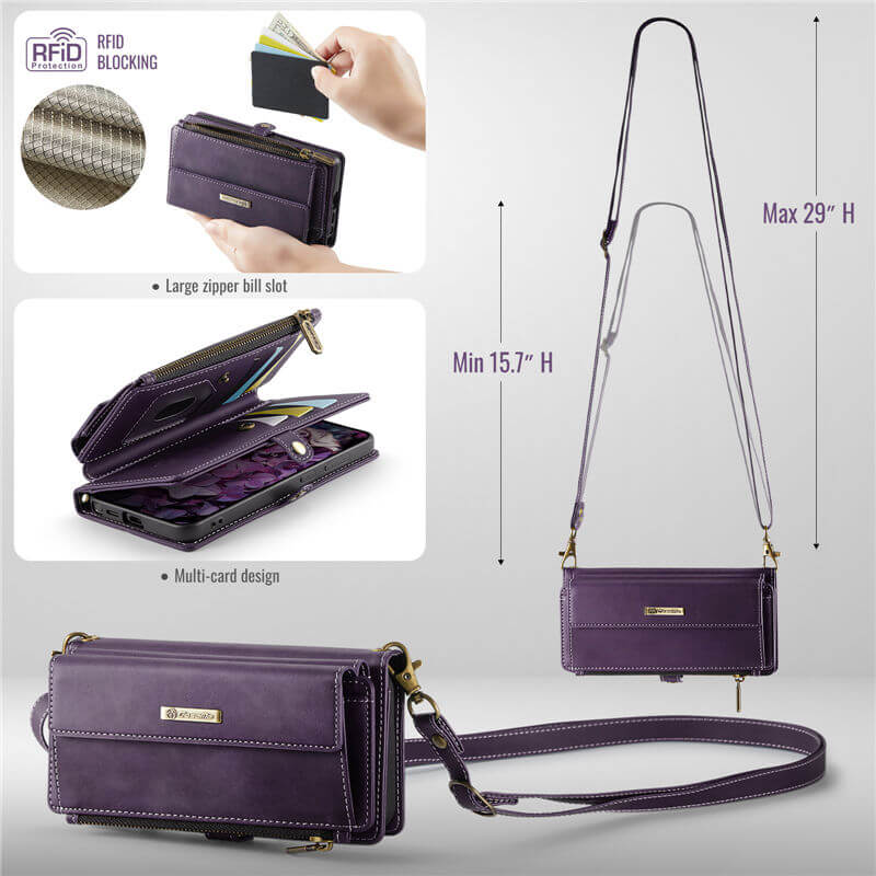 CaseMe Samsung Galaxy S26 Ultra Crossbody Wallet Case