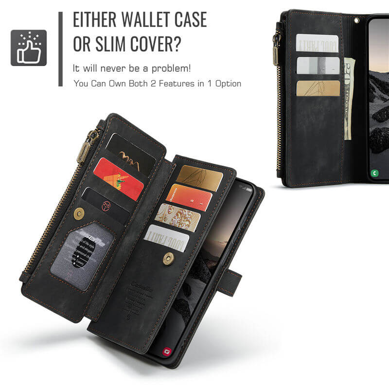 CaseMe Samsung Galaxy S26 Ultra Wallet Case with Wrist Strap