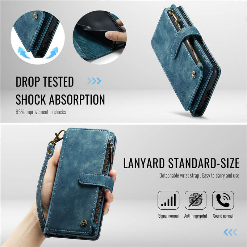 CaseMe Samsung Galaxy S26 Ultra Wallet Case with Wrist Strap