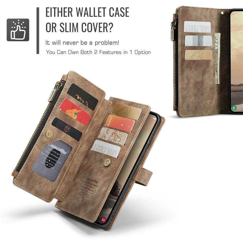 CaseMe Samsung Galaxy S26 Ultra Wallet Case with Wrist Strap