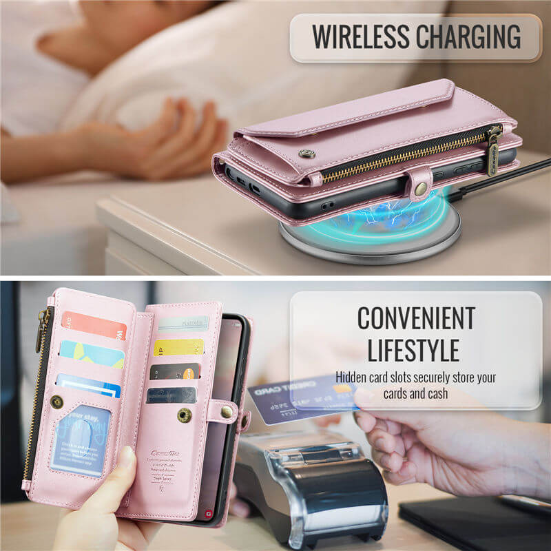 CaseMe Samsung Galaxy S26 Ultra Wallet RFID Blocking Crossbody Phone Case
