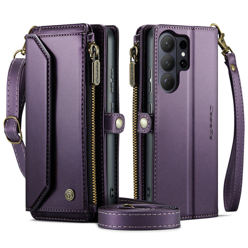 CaseMe Samsung Galaxy S26 Ultra Wallet RFID Blocking Crossbody Phone Case