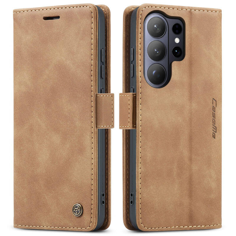 CaseMe Samsung Galaxy S25 Wallet Suede Leather Case