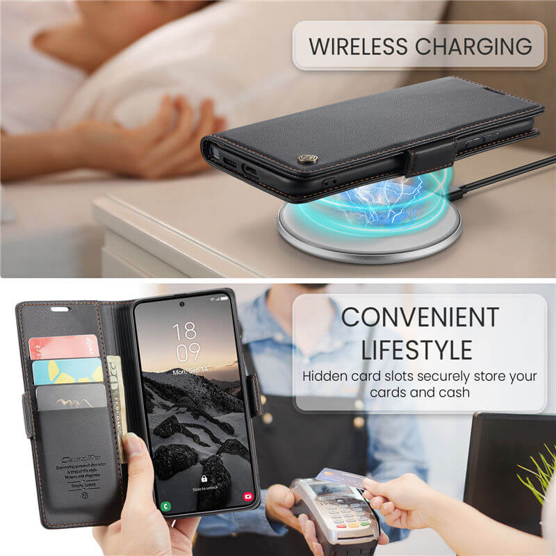 CaseMe Samsung Galaxy S26 Ultra Wallet RFID Blocking Case