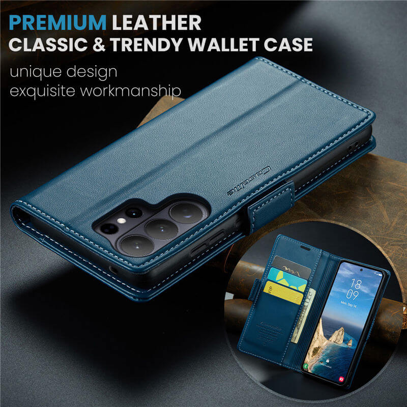 CaseMe Samsung Galaxy S26 Ultra Wallet RFID Blocking Case