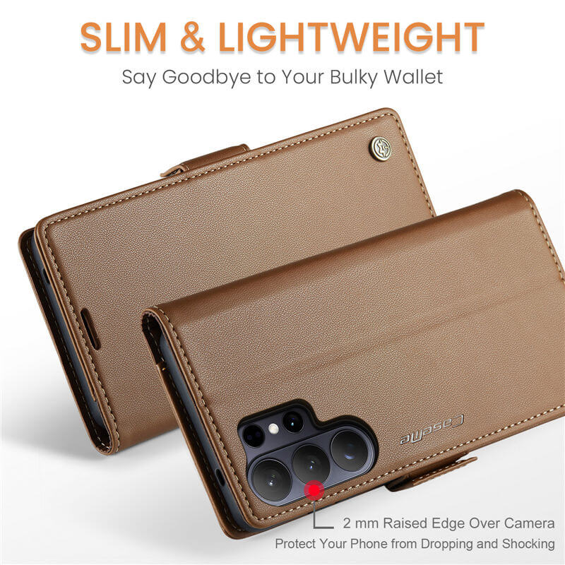 CaseMe Samsung Galaxy S26 Ultra Wallet RFID Blocking Case