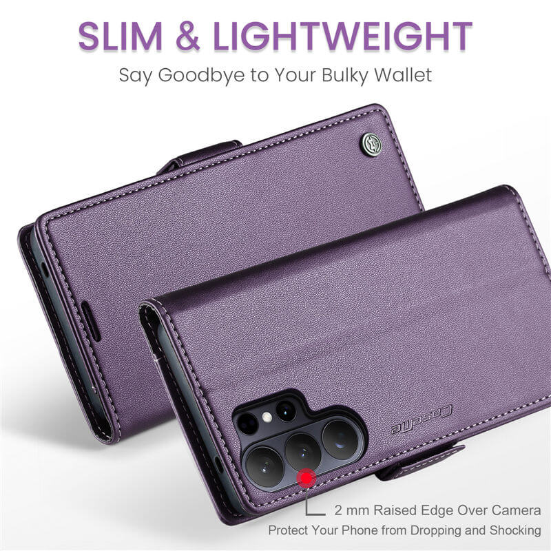 CaseMe Samsung Galaxy S26 Ultra Wallet RFID Blocking Case
