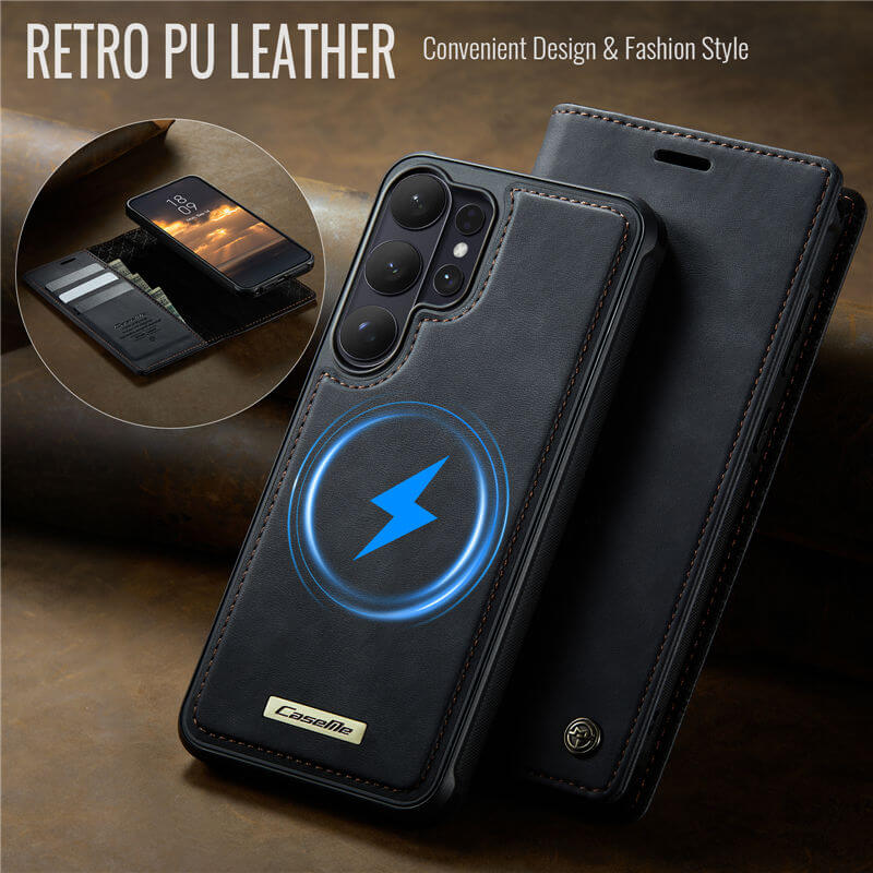 CaseMe Samsung Galaxy S26 Ultra 2-in-1 Magnetic Wallet Case