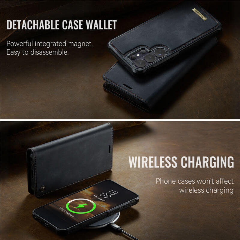 CaseMe Samsung Galaxy S26 Ultra 2-in-1 Magnetic Wallet Case