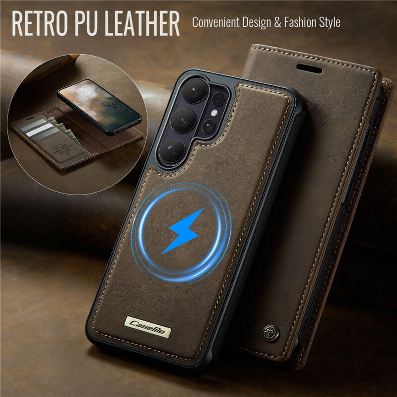 CaseMe Samsung Galaxy S26 Ultra 2-in-1 Magnetic Wallet Case