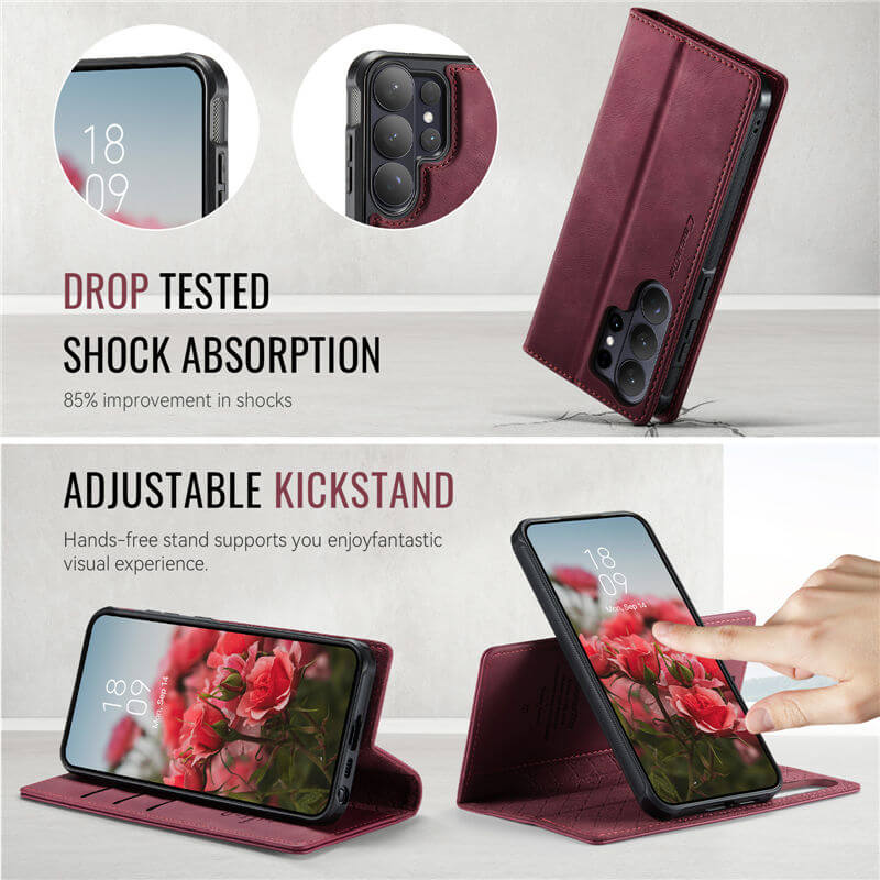 CaseMe Samsung Galaxy S26 Ultra 2-in-1 Magnetic Wallet Case