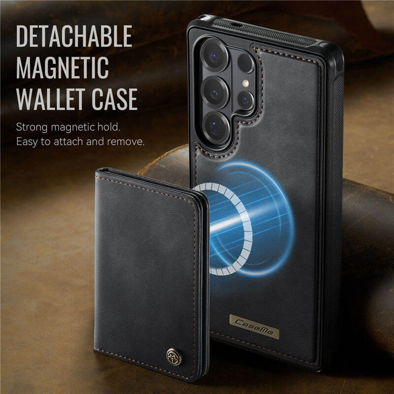 CaseMe Samsung Galaxy S26 Ultra 2-in-1 Detachable Magnetic Wallet Case