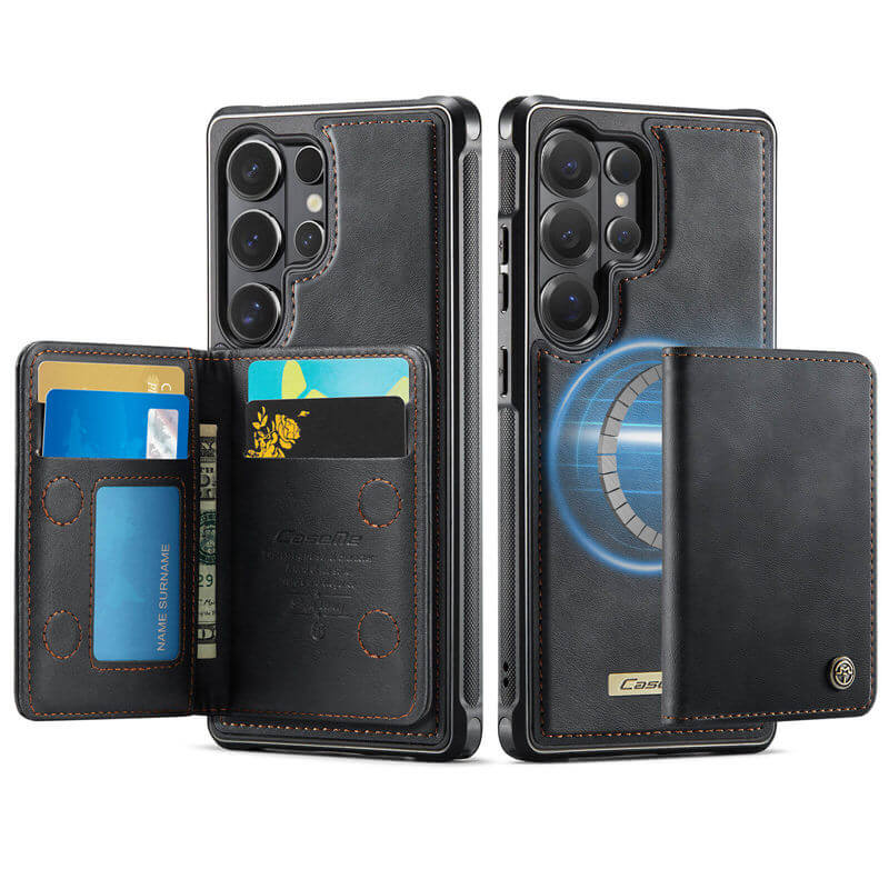 CaseMe Samsung Galaxy S26 Ultra 2-in-1 Detachable Magnetic Wallet Case