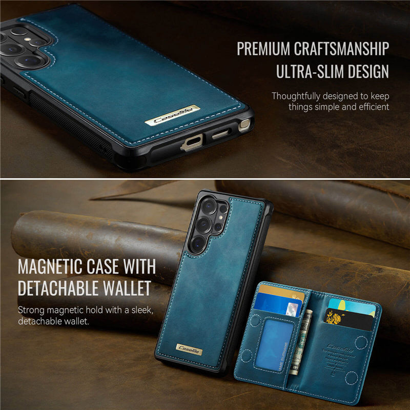CaseMe Samsung Galaxy S26 Ultra 2-in-1 Detachable Magnetic Wallet Case