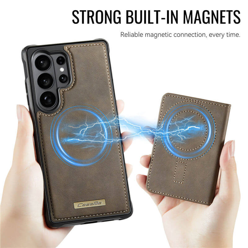 CaseMe Samsung Galaxy S26 Ultra 2-in-1 Detachable Magnetic Wallet Case