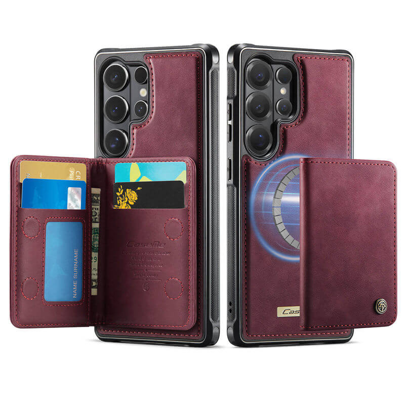 CaseMe Samsung Galaxy S26 Ultra 2-in-1 Detachable Magnetic Wallet Case