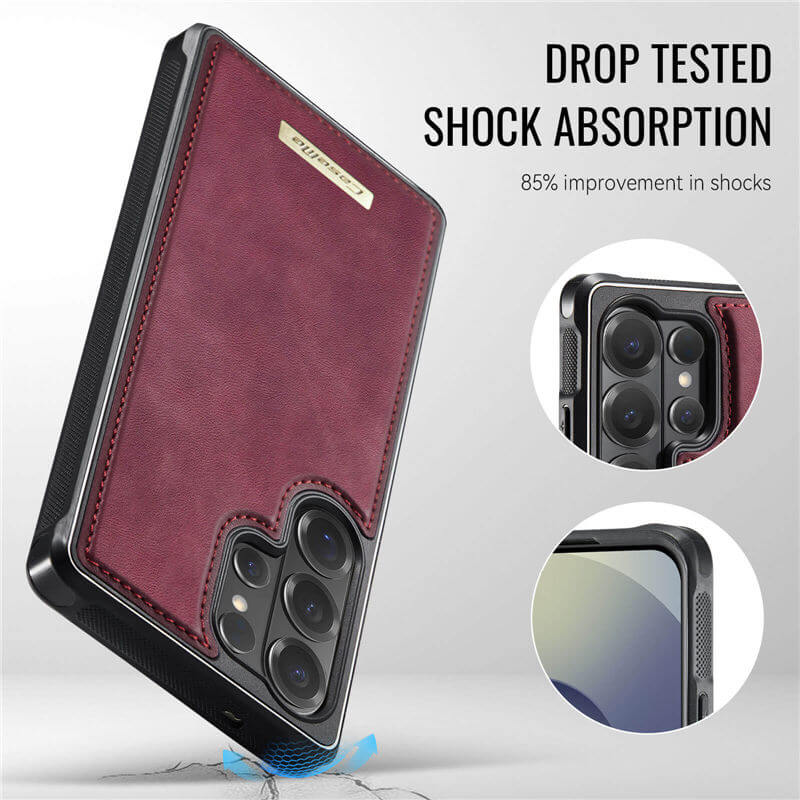 CaseMe Samsung Galaxy S26 Ultra 2-in-1 Detachable Magnetic Wallet Case
