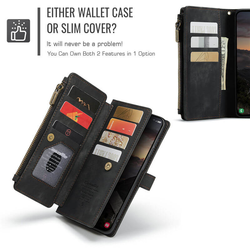 CaseMe Samsung Galaxy S26 Plus Wallet Case with Wrist Strap