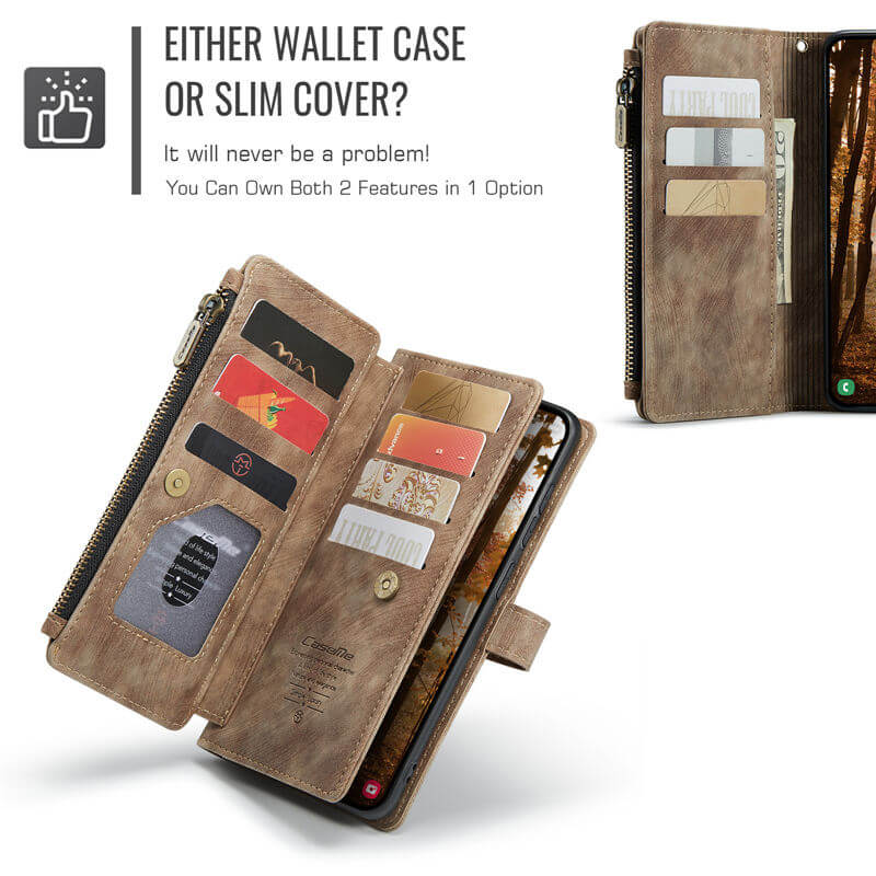 CaseMe Samsung Galaxy S26 Plus Wallet Case with Wrist Strap