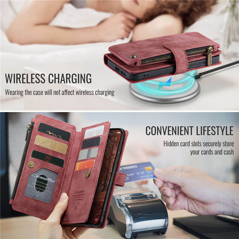 CaseMe Samsung Galaxy S26 Plus Wallet Case with Wrist Strap