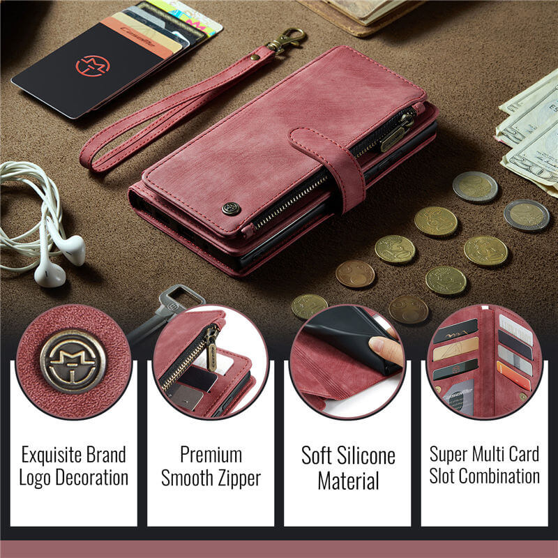 CaseMe Samsung Galaxy S26 Plus Wallet Case with Wrist Strap