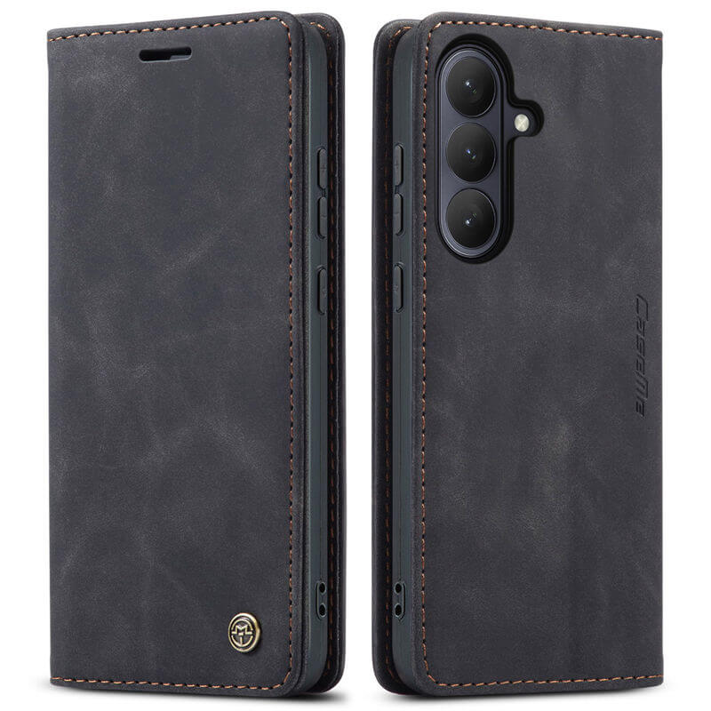 CaseMe Samsung Galaxy S25 Wallet Suede Leather Case