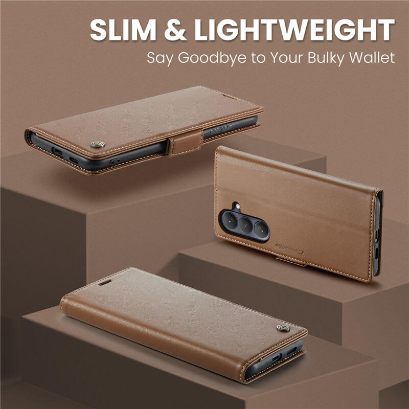 CaseMe Samsung Galaxy S26 Plus Wallet RFID Blocking Case