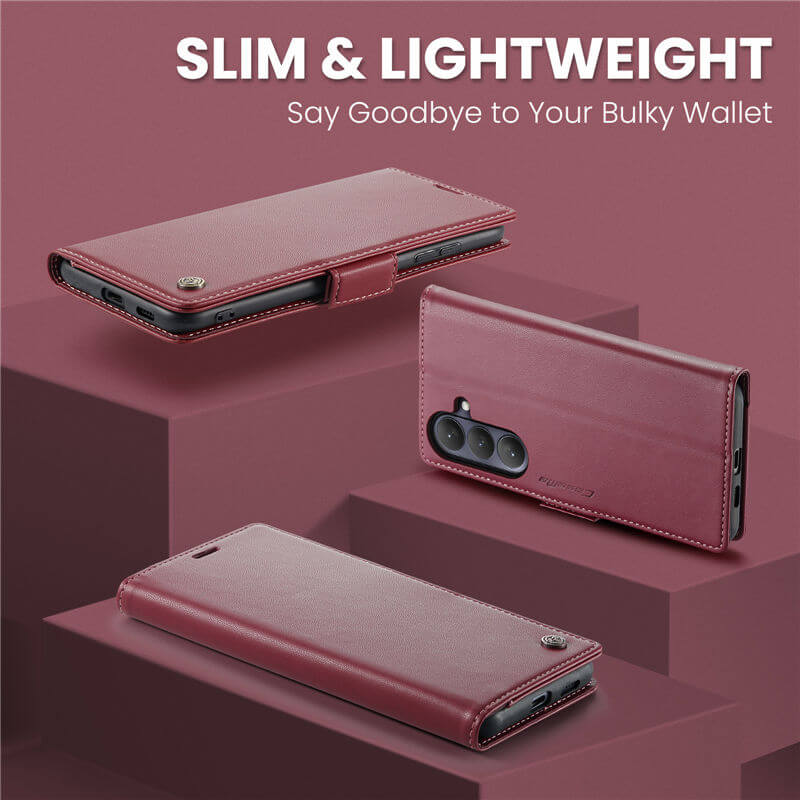 CaseMe Samsung Galaxy S26 Wallet RFID Blocking Case