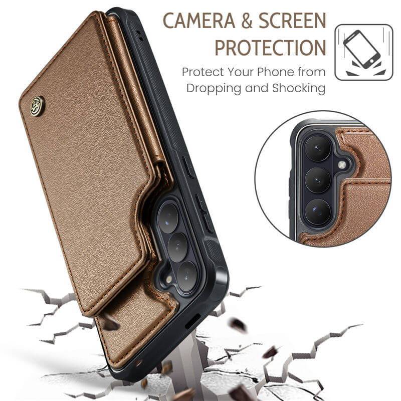 CaseMe Samsung Galaxy S26 RFID Blocking Card Holder Case
