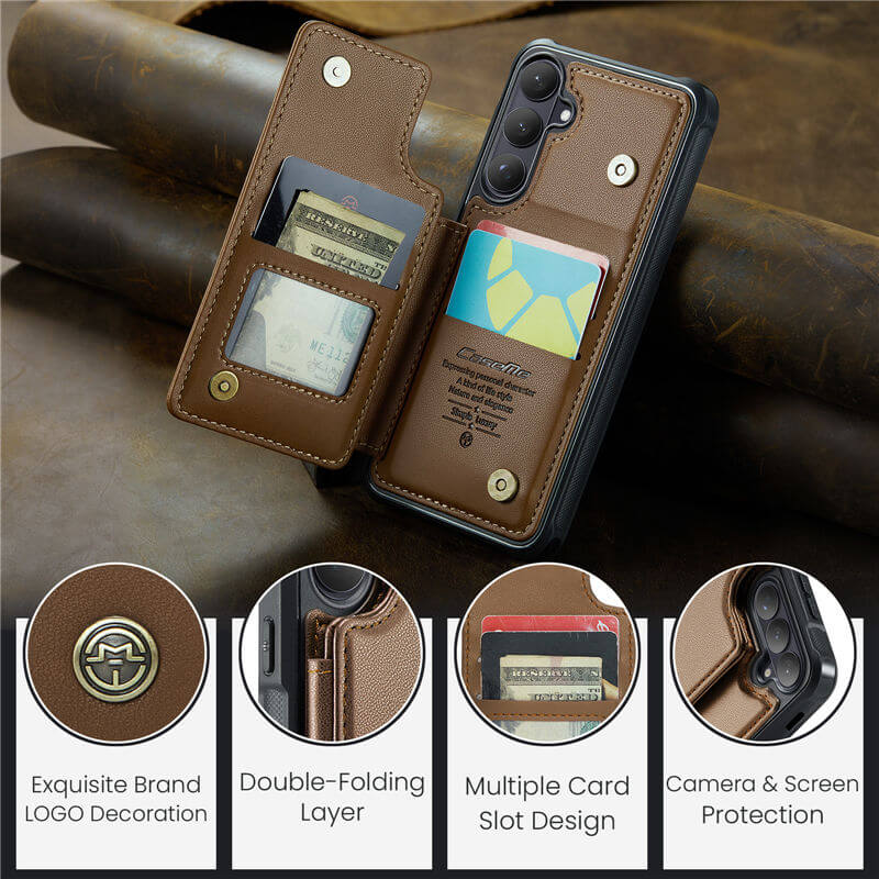 CaseMe Samsung Galaxy S26 RFID Blocking Card Holder Case