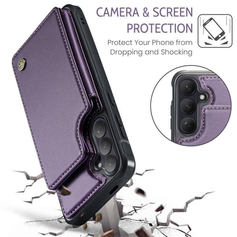 CaseMe Samsung Galaxy S26 RFID Blocking Card Holder Case