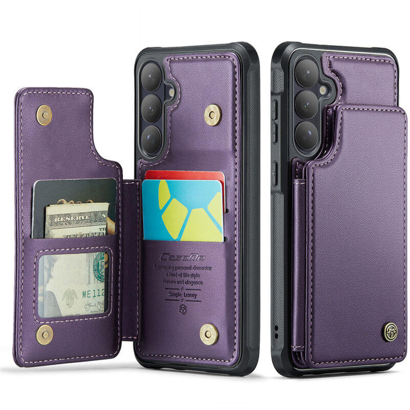 CaseMe Samsung Galaxy S26 RFID Blocking Card Holder Case