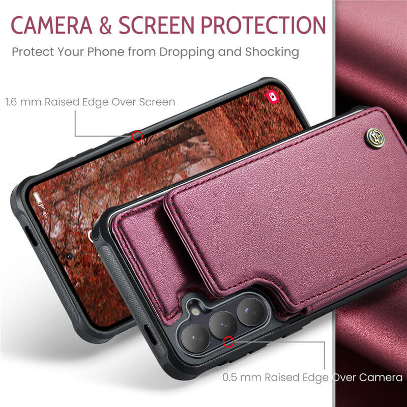 CaseMe Samsung Galaxy S26 RFID Blocking Card Holder Case