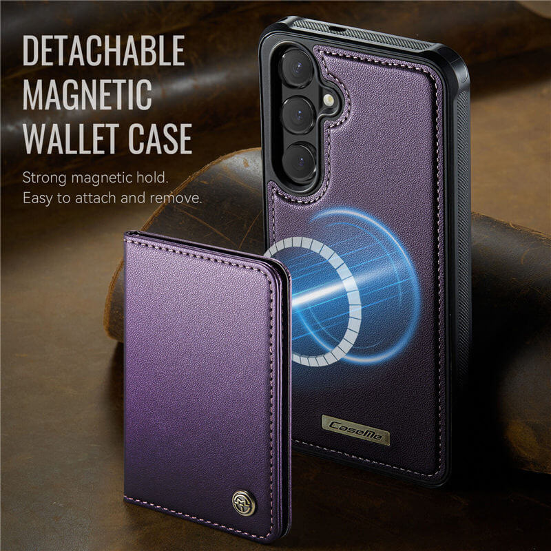 CaseMe Samsung Galaxy S26 2-in-1 Detachable Magnetic Wallet Case