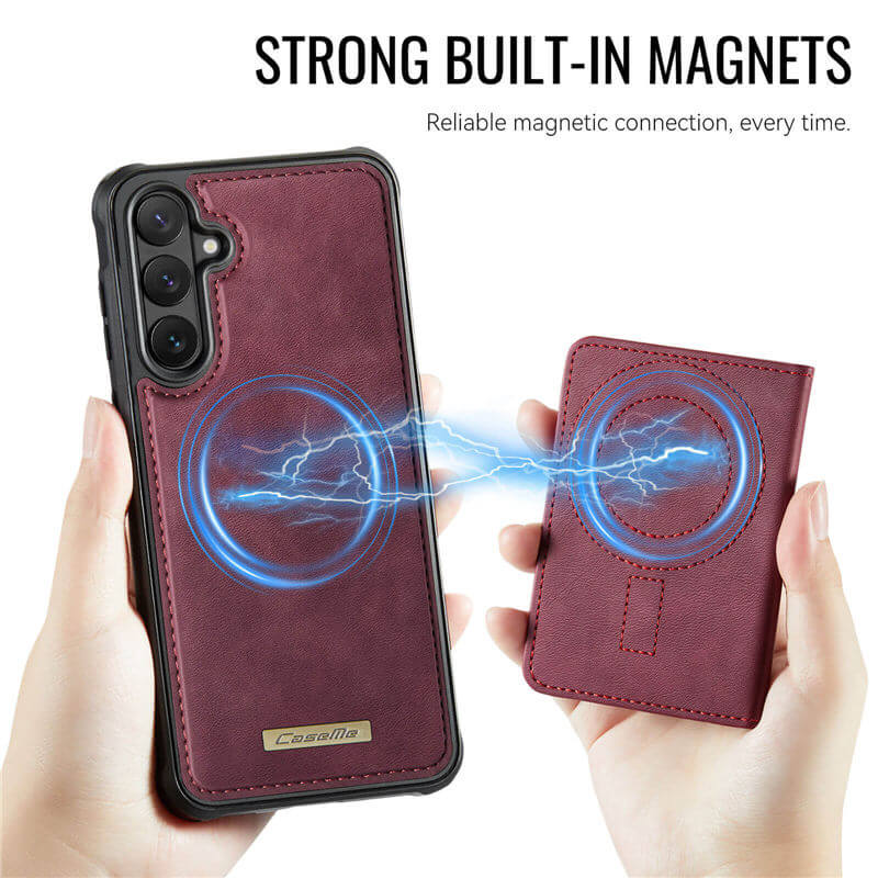 CaseMe Samsung Galaxy S26 2-in-1 Detachable Magnetic Wallet Case