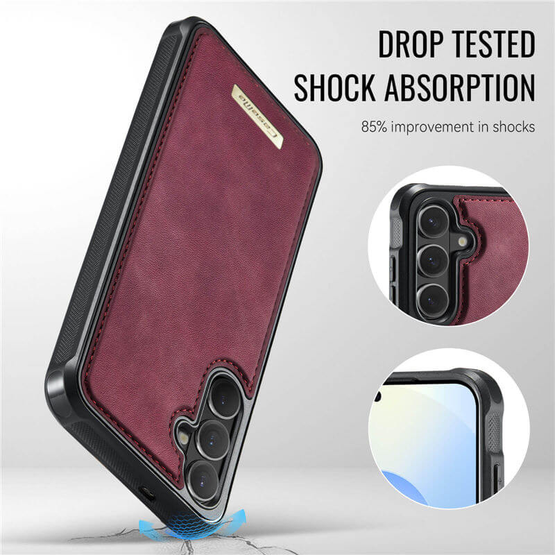 CaseMe Samsung Galaxy S26 2-in-1 Detachable Magnetic Wallet Case