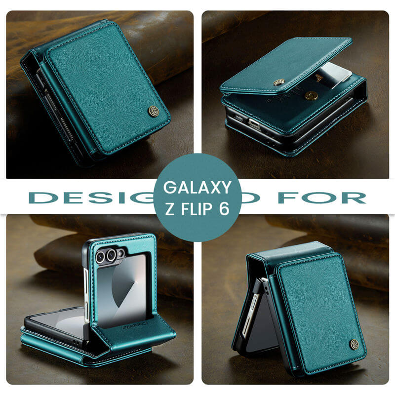 CaseMe Samsung Galaxy Z Flip7 FE RFID Blocking Card Holder Case