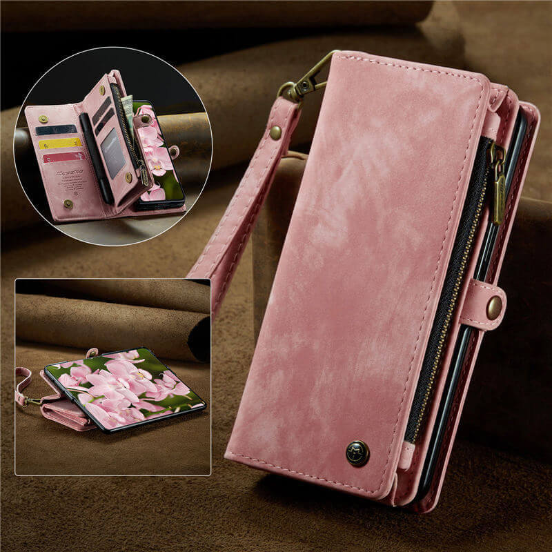 CaseMe Samsung Galaxy Z Fold7 Wallet Case with Wrist Strap
