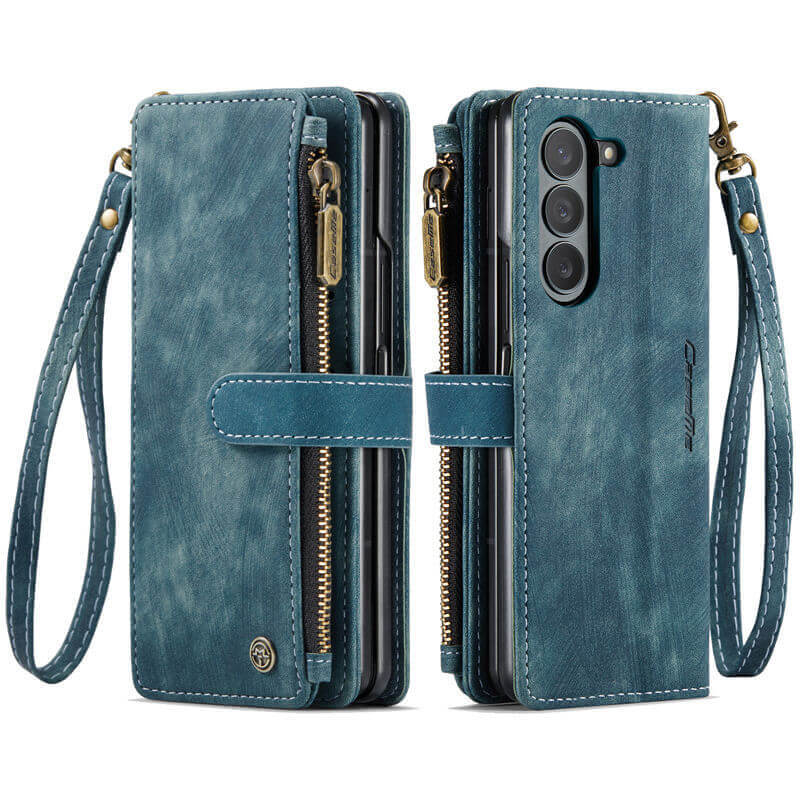 CaseMe Samsung Galaxy Z Fold7 Wallet Case with Wrist Strap