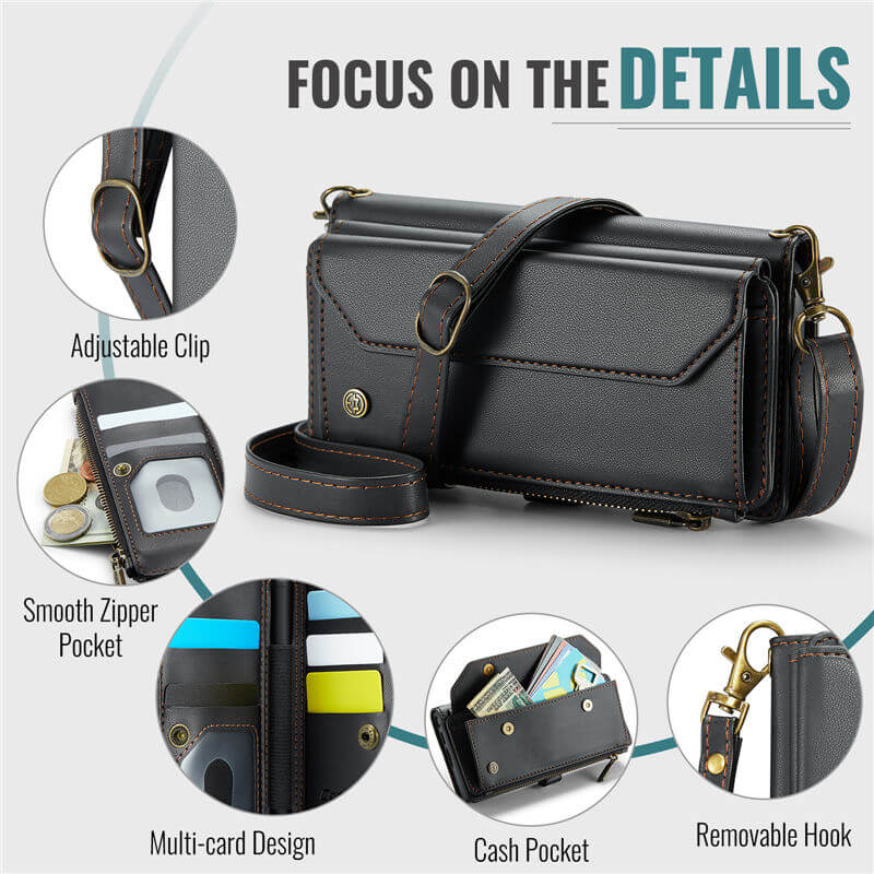 CaseMe Samsung Galaxy Z Fold7 Wallet RFID Blocking Crossbody Case