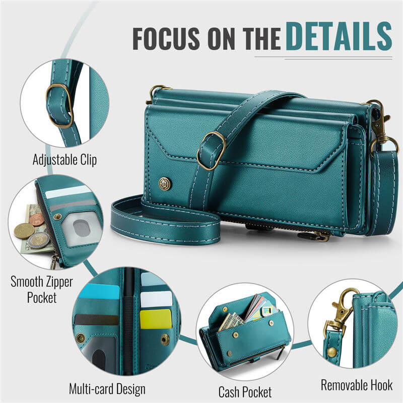 CaseMe Samsung Galaxy Z Fold7 Wallet RFID Blocking Crossbody Case