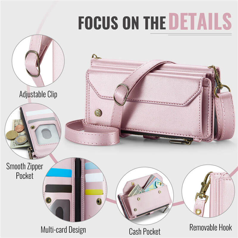 CaseMe Samsung Galaxy Z Fold7 Wallet RFID Blocking Crossbody Case