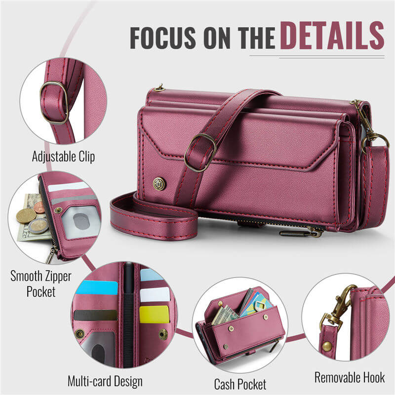 CaseMe Samsung Galaxy Z Fold7 Wallet RFID Blocking Crossbody Case