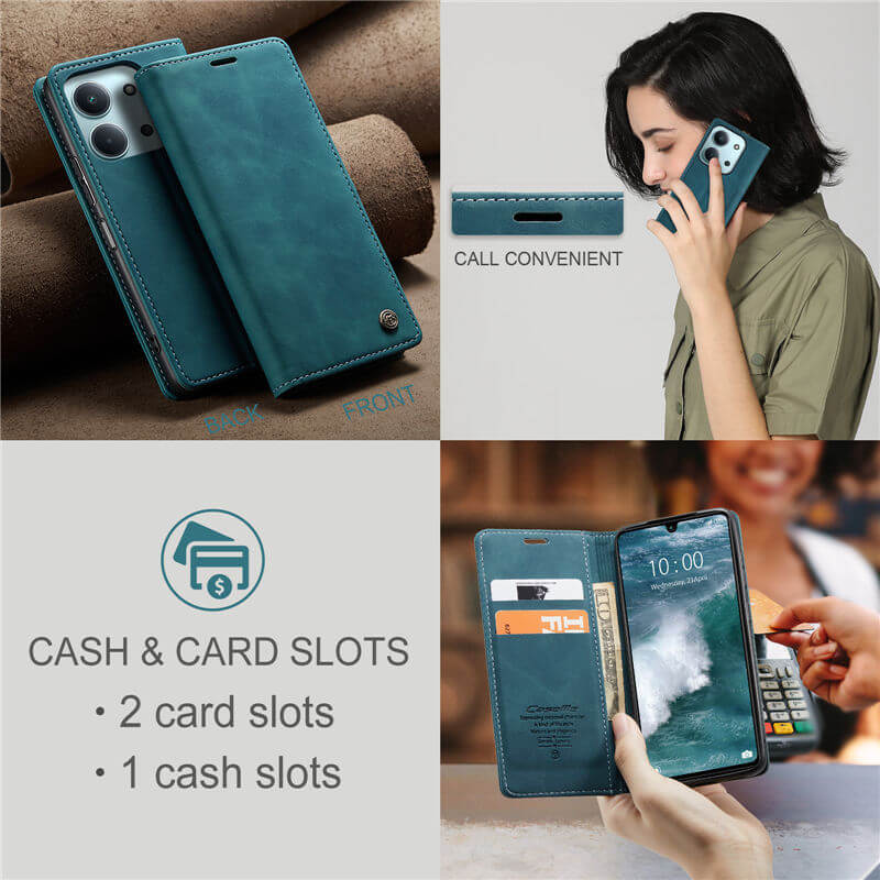 CaseMe Xiaomi Redmi 15C Wallet Case