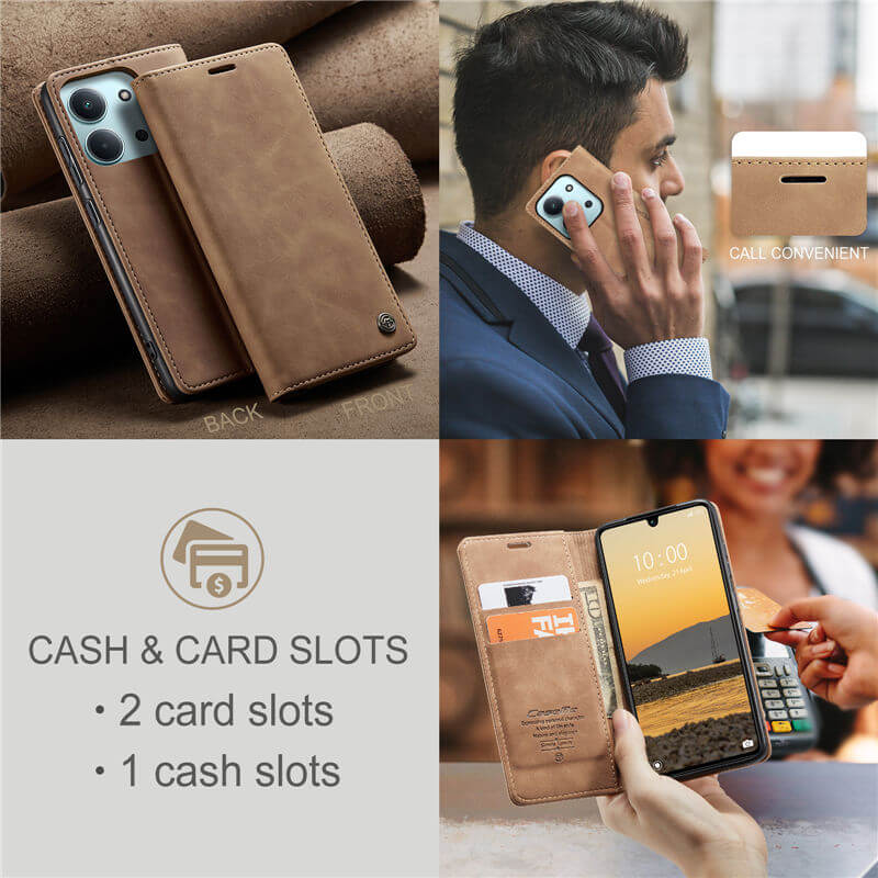 CaseMe Xiaomi Redmi 15C Wallet Case